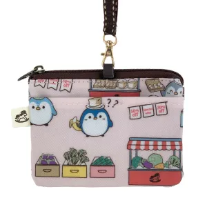 Pink Penguin Market Card & Coin Purse