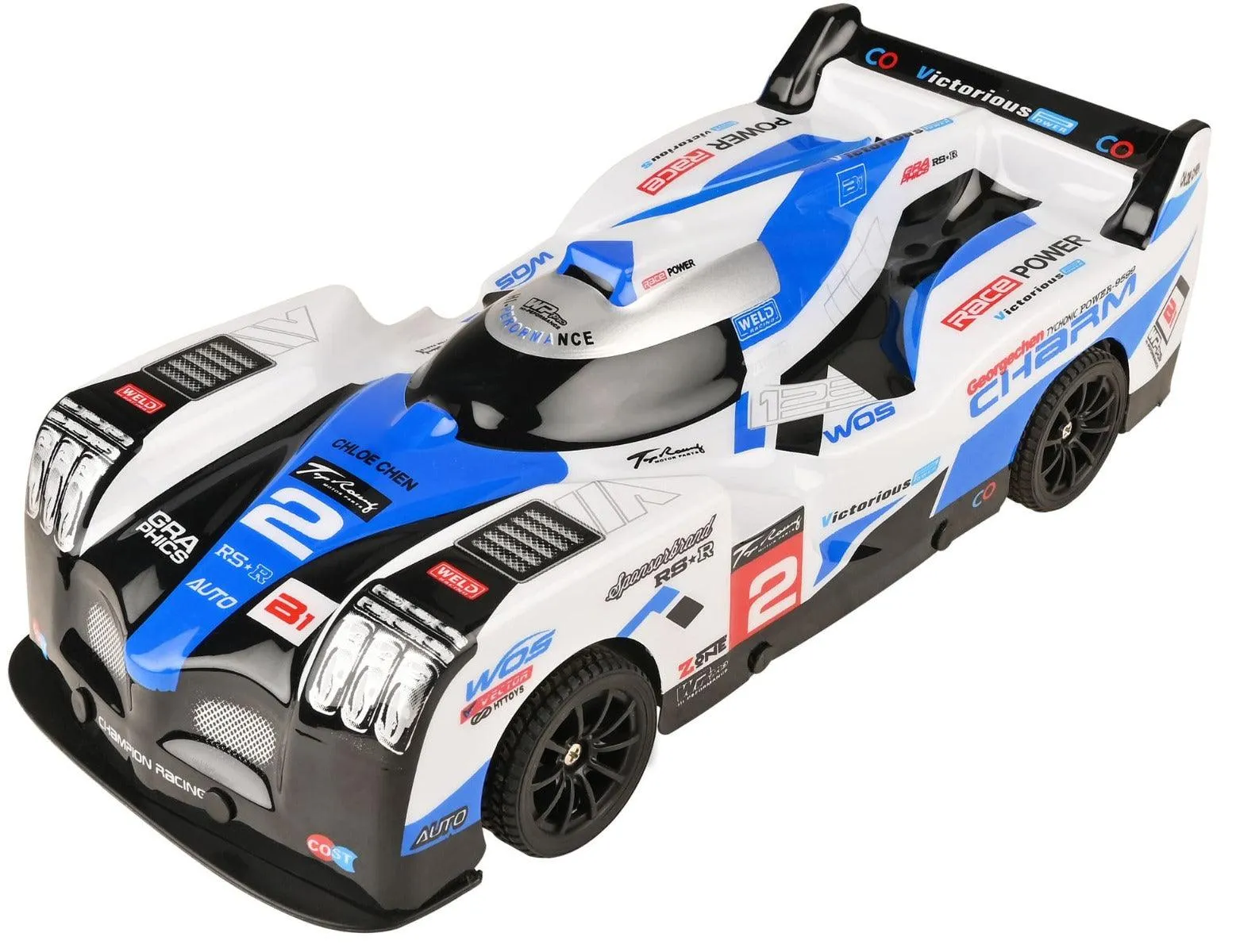 Playzu Auto Racing 1:14 Scale R/C Car - Blue for Ages 6 