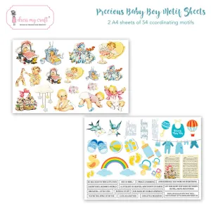 Precious Baby Boy Motif Sheet