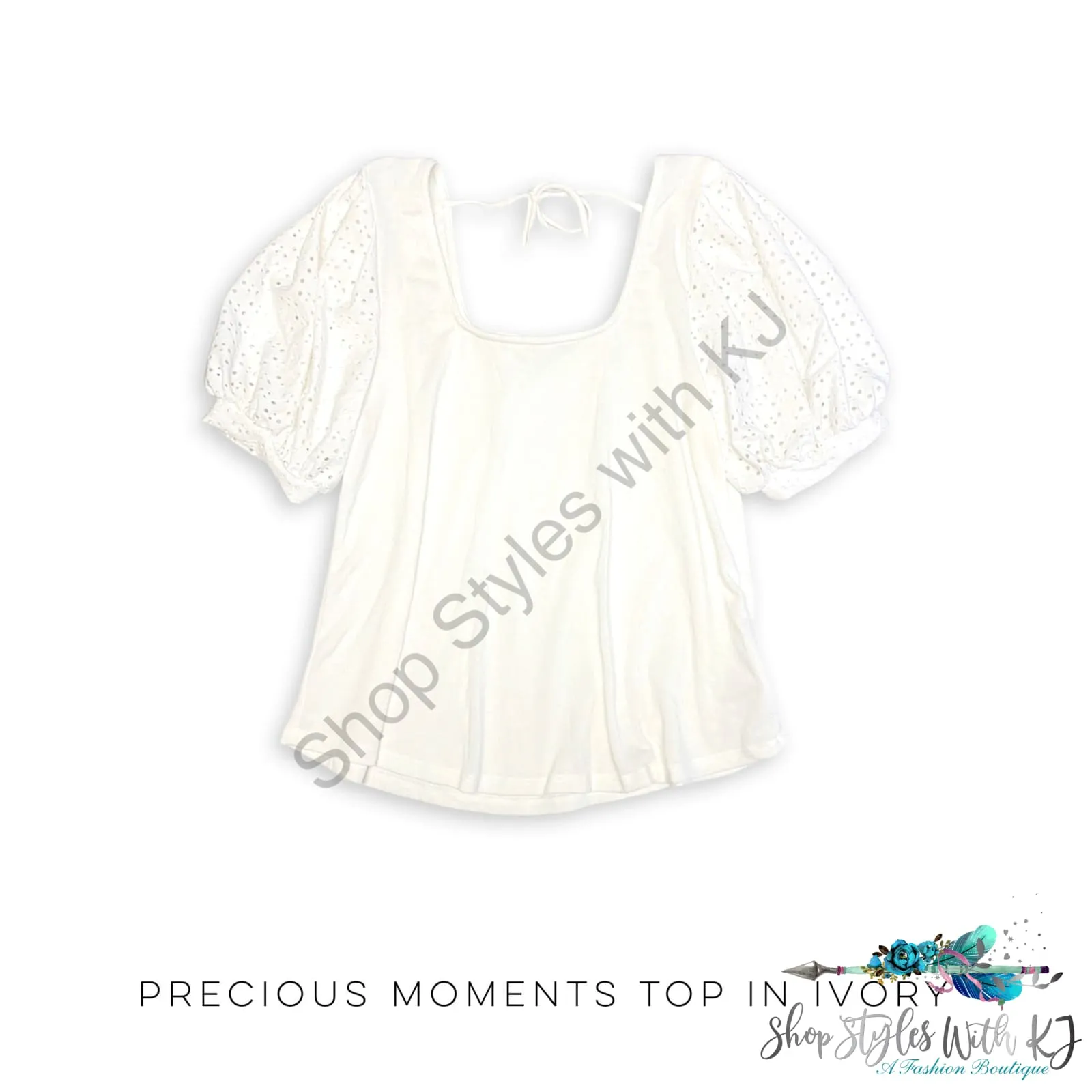 Precious Moments Top in Ivory