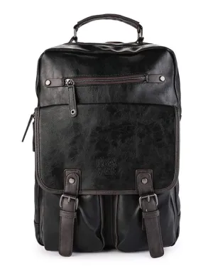 Pu Utility Large Backpack - Black