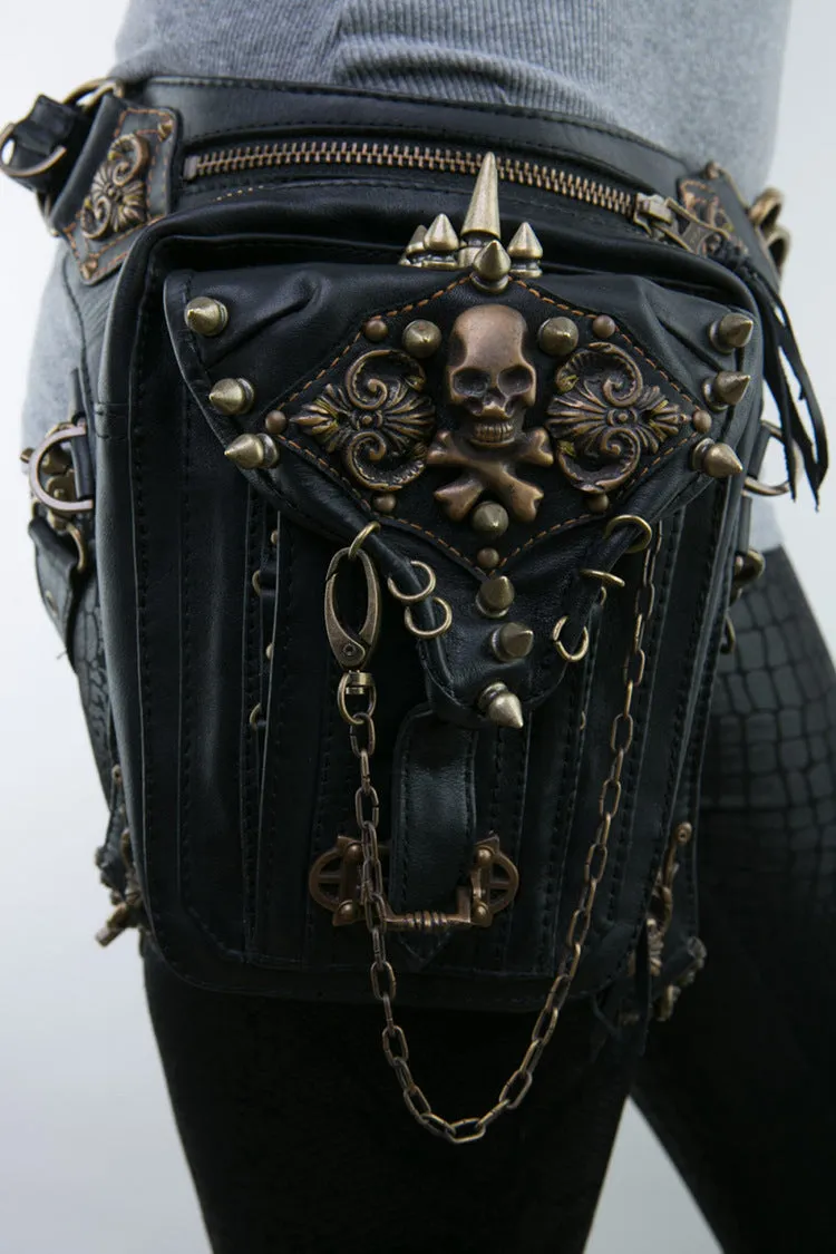 Retro Gothic Skull Bag