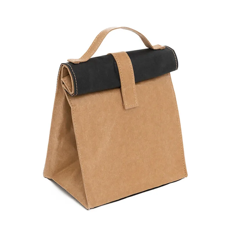 Reusable Brown Kraft Paper Lunch Bag