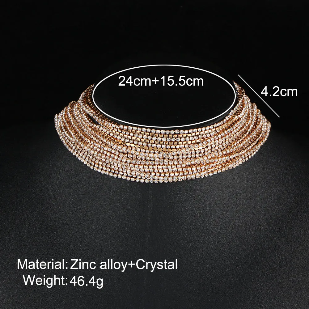 Rhinestone Crystal Choker