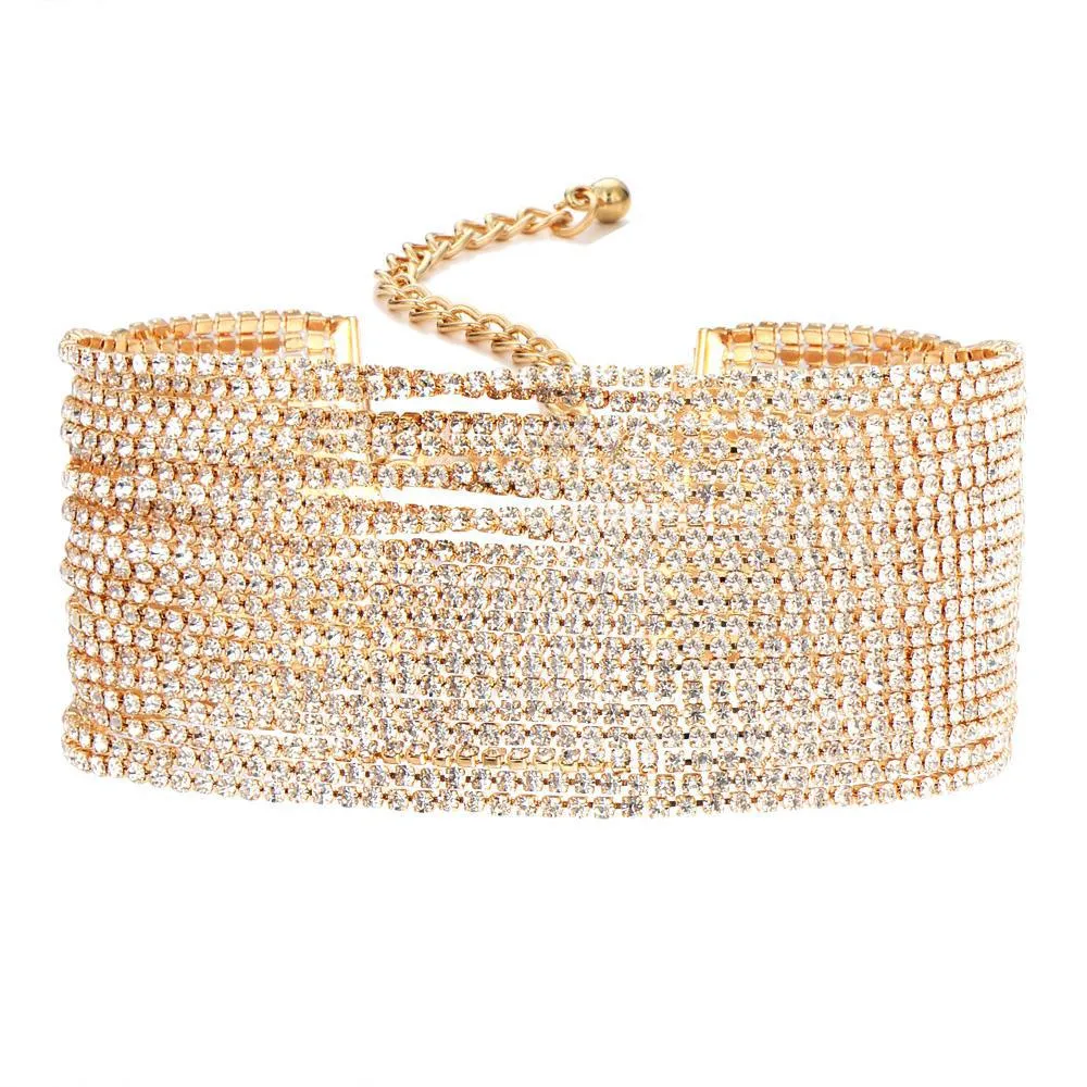 Rhinestone Crystal Choker
