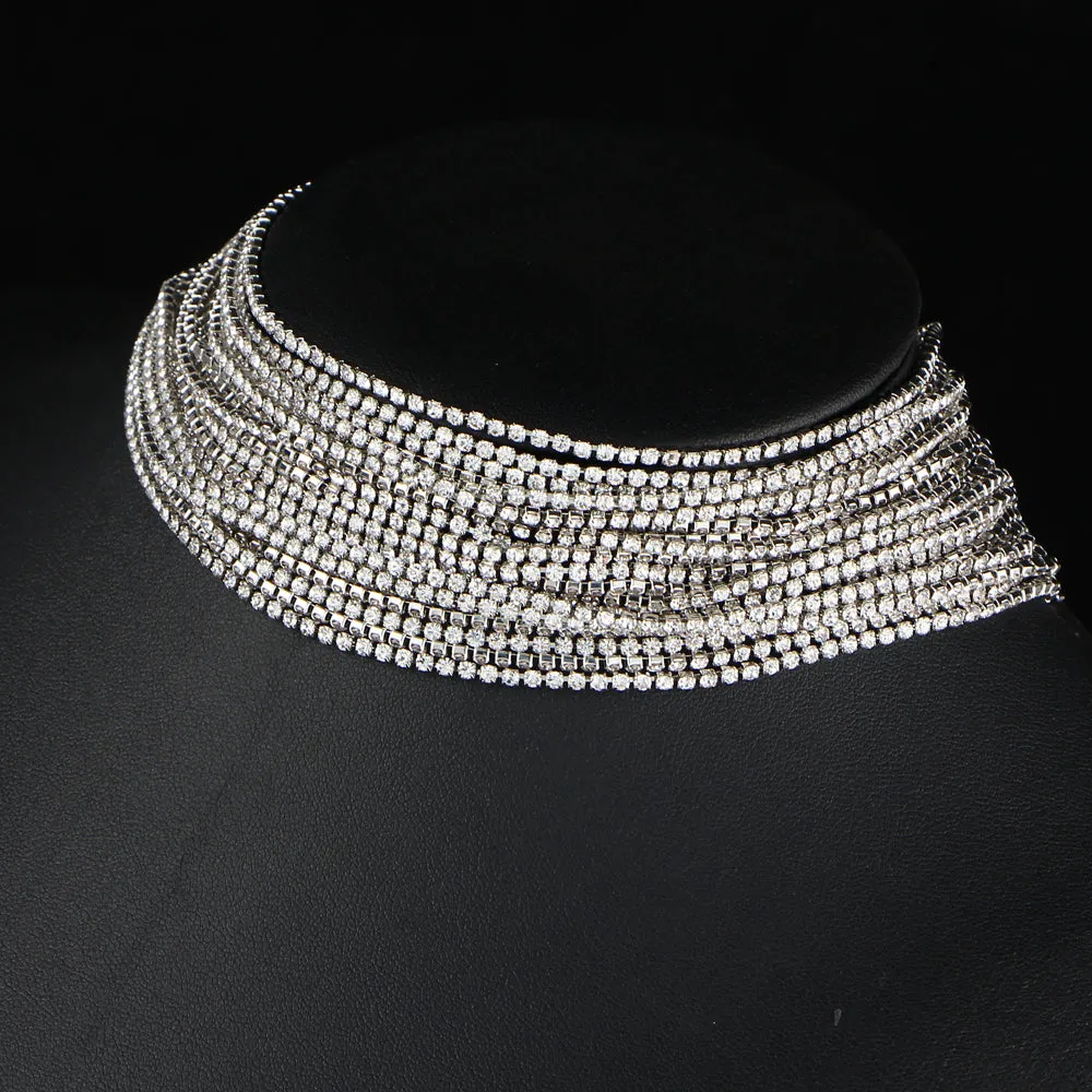 Rhinestone Crystal Choker