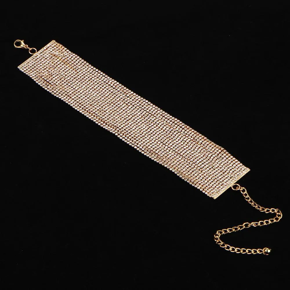 Rhinestone Crystal Choker