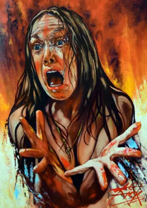 Rick Melton - Carrie Shock - Classic Horror - Art Print