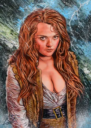 Rick Melton - Dana Gillespie - Scream Queens - Art Print