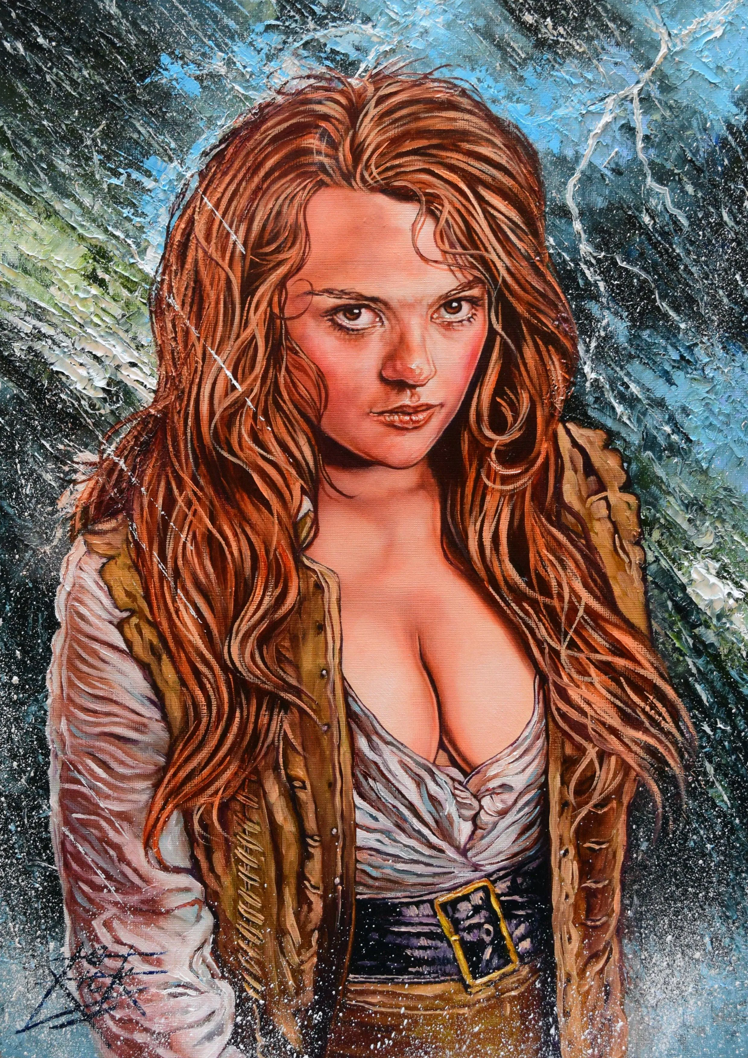 Rick Melton - Dana Gillespie - Scream Queens - Art Print