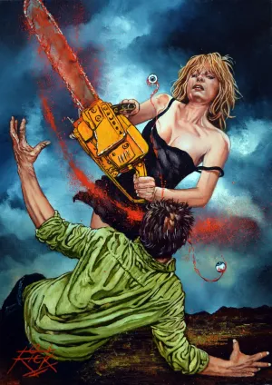 Rick Melton - Scream Queen - Classic Horror - Art Print