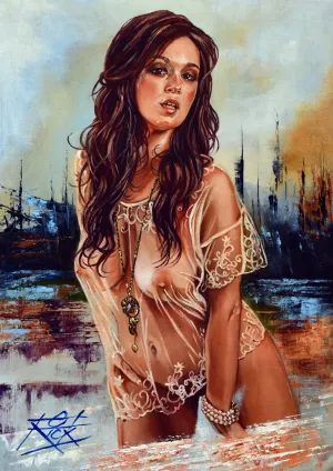 Rick Melton - Wet 13 - Suzi Shaw - Art Print