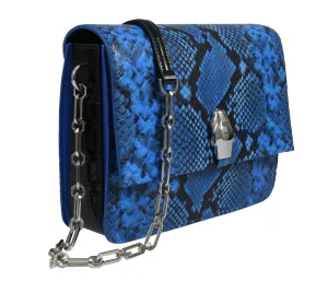 Roberto Cavalli HXLPG5 080 Blue Shoulder Bag