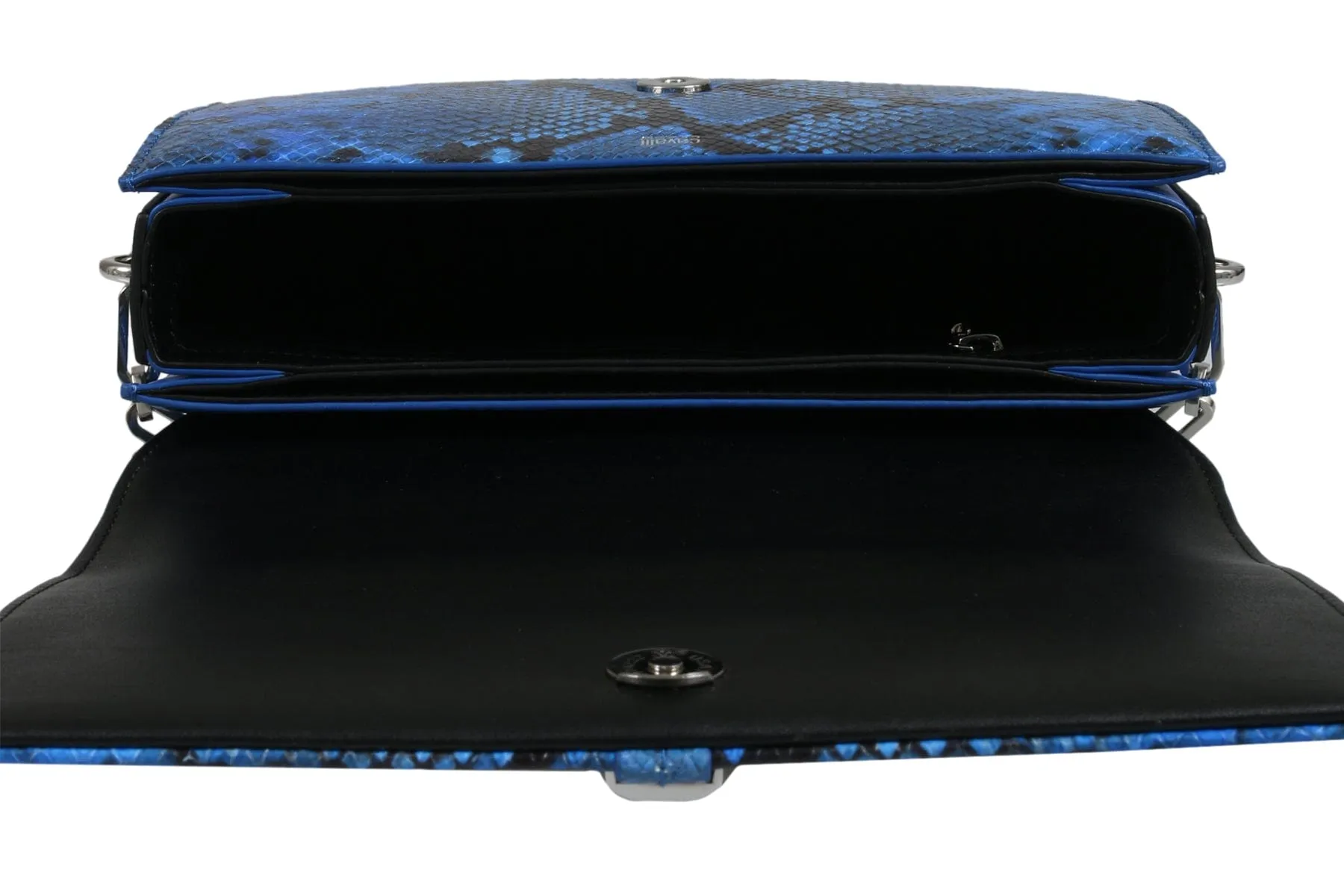 Roberto Cavalli HXLPG5 080 Blue Shoulder Bag