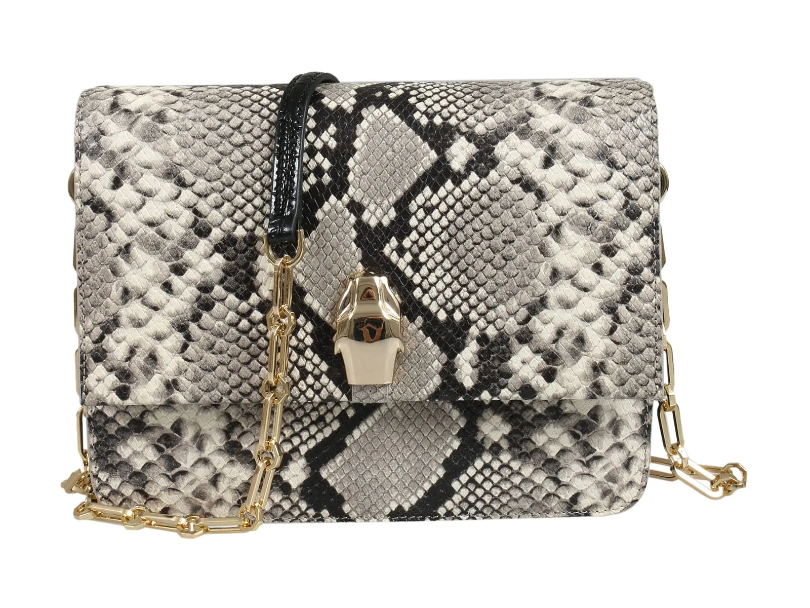 Roberto Cavalli HXLPG5 B01 Black/White Shoulder Bag