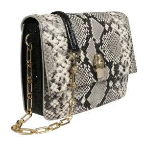 Roberto Cavalli HXLPG5 B01 Black/White Shoulder Bag