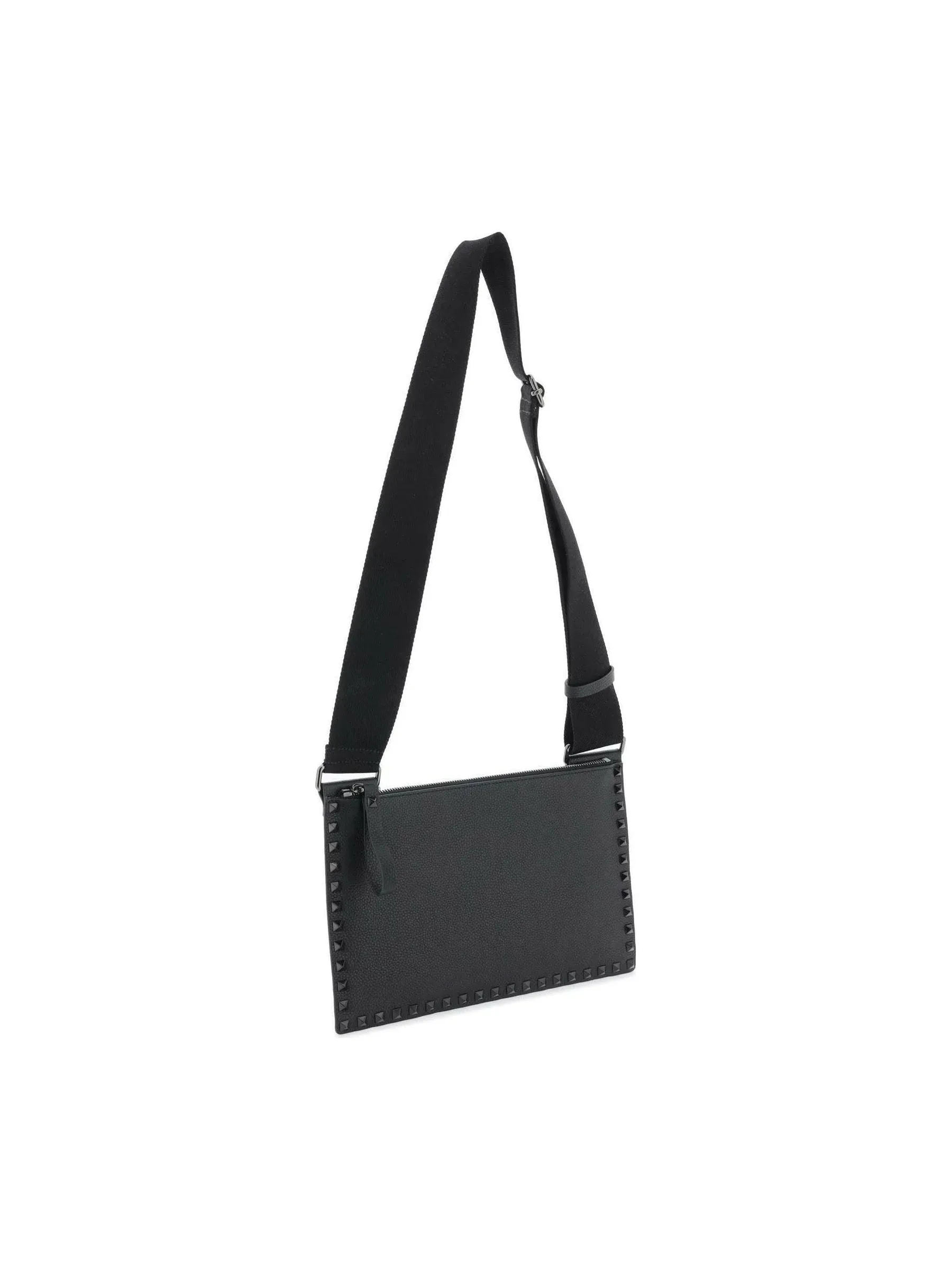 Rockstud Studded Leather Crossbody Bag