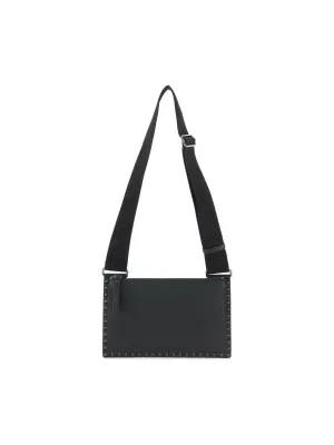 Rockstud Studded Leather Crossbody Bag