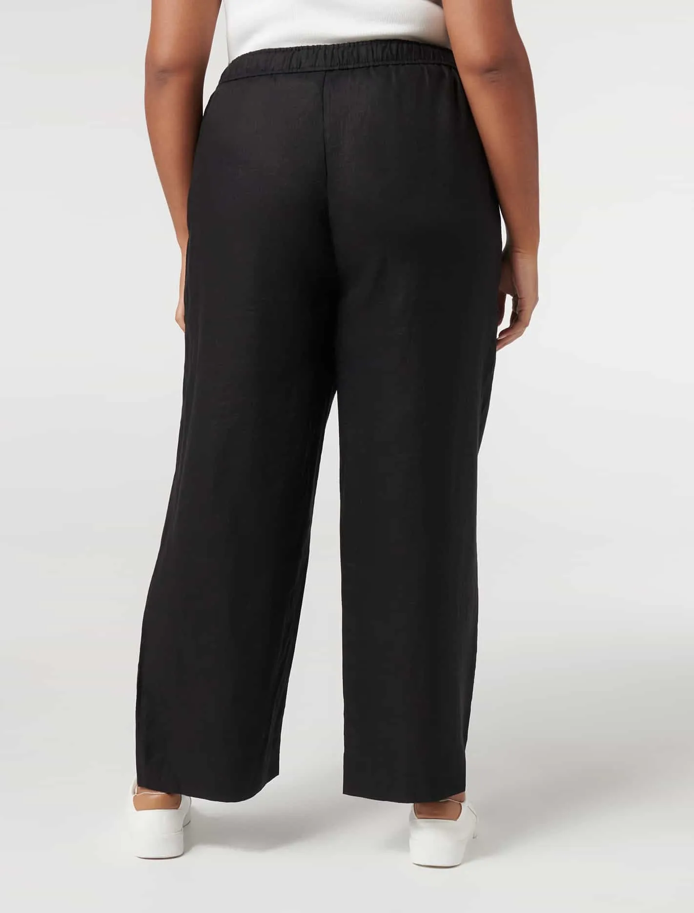 Ruby Curve Linen Wide Leg