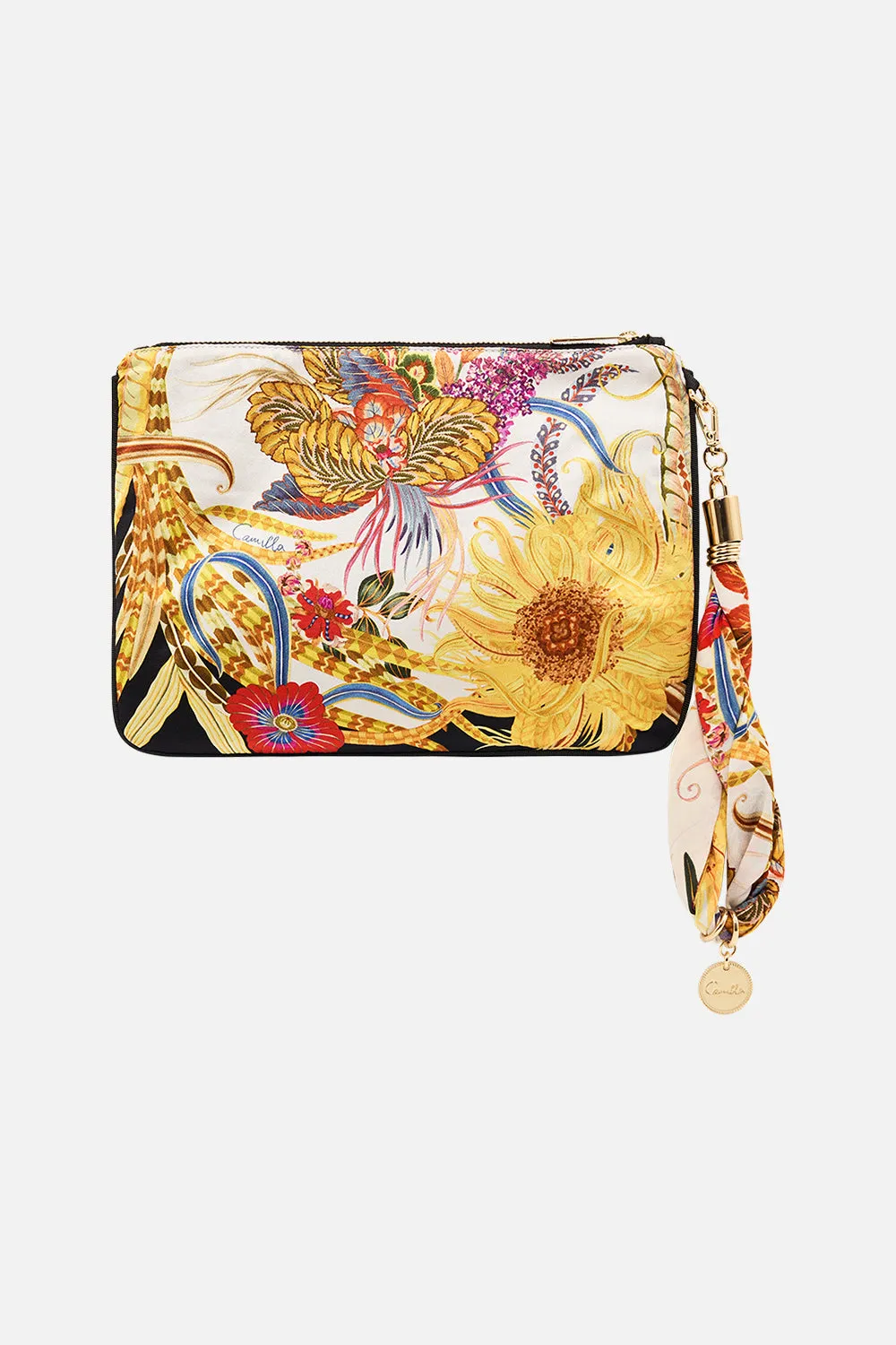 SCARF CLUTCH SUNFLOWERS ON MY MIND