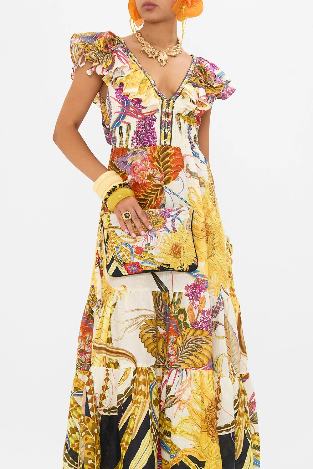 SCARF CLUTCH SUNFLOWERS ON MY MIND