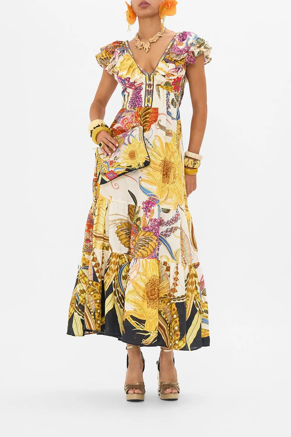 SCARF CLUTCH SUNFLOWERS ON MY MIND
