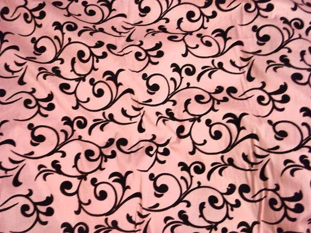 Scroll - Cotton Mix Flock