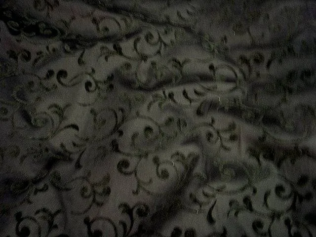 Scroll - Cotton Mix Flock
