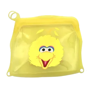 Sesame Street Big Bird Small Reusable Silicone Bag