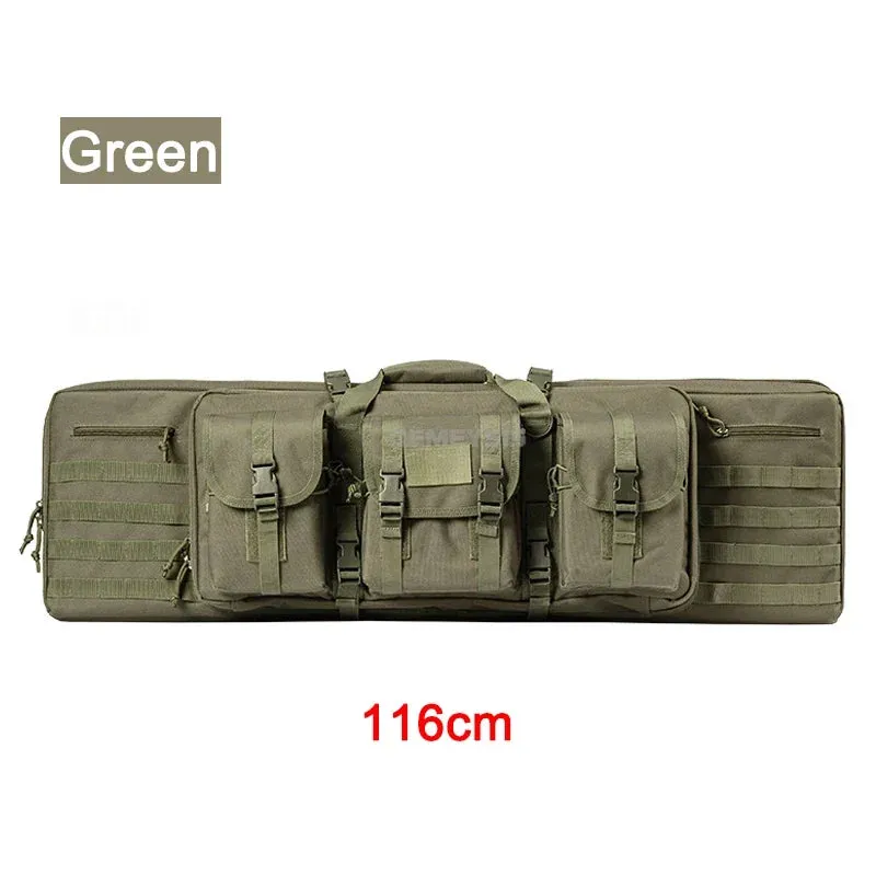 Shooting Gun Bags Durable Oxford Tactical Paintball Double Rifles Backpack Hunting Gun Accessories Protection Molle Bag