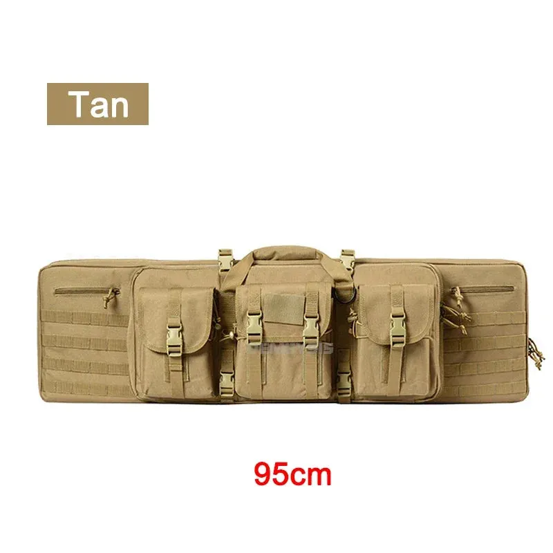 Shooting Gun Bags Durable Oxford Tactical Paintball Double Rifles Backpack Hunting Gun Accessories Protection Molle Bag