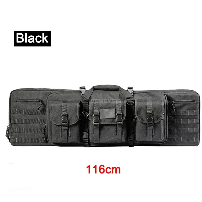 Shooting Gun Bags Durable Oxford Tactical Paintball Double Rifles Backpack Hunting Gun Accessories Protection Molle Bag