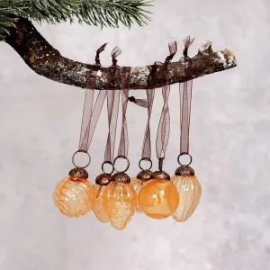 Small Mixed design 1" Champagne Luster Baubles