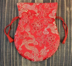 Small Red Dragon Mala Bag