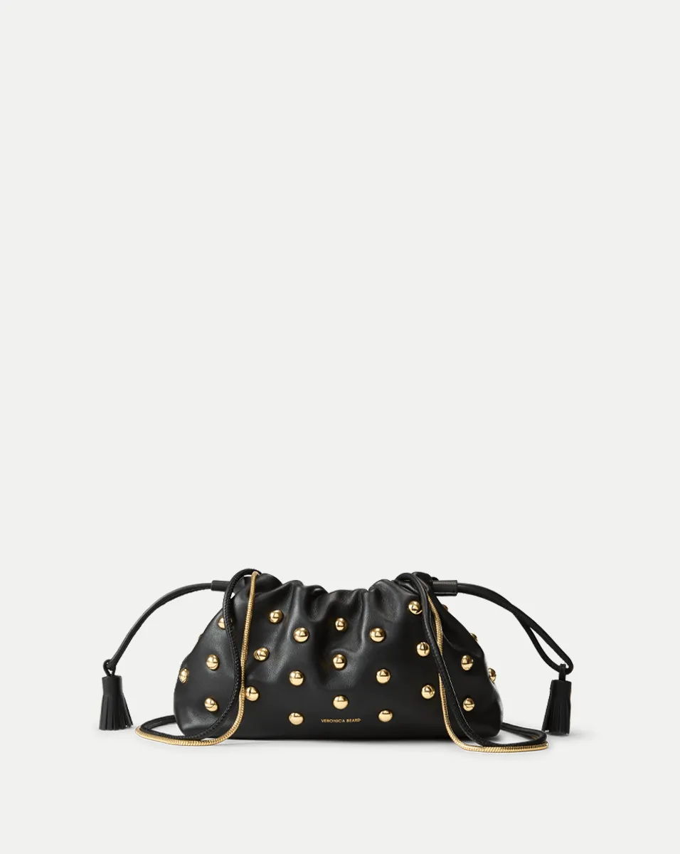 Small Veronica Beard Studded Stash Bag