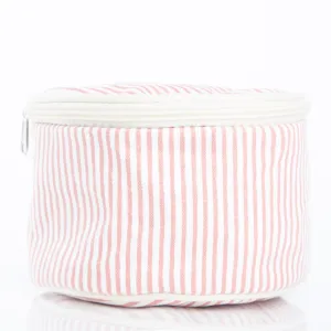 Stripes Round Case - Rose