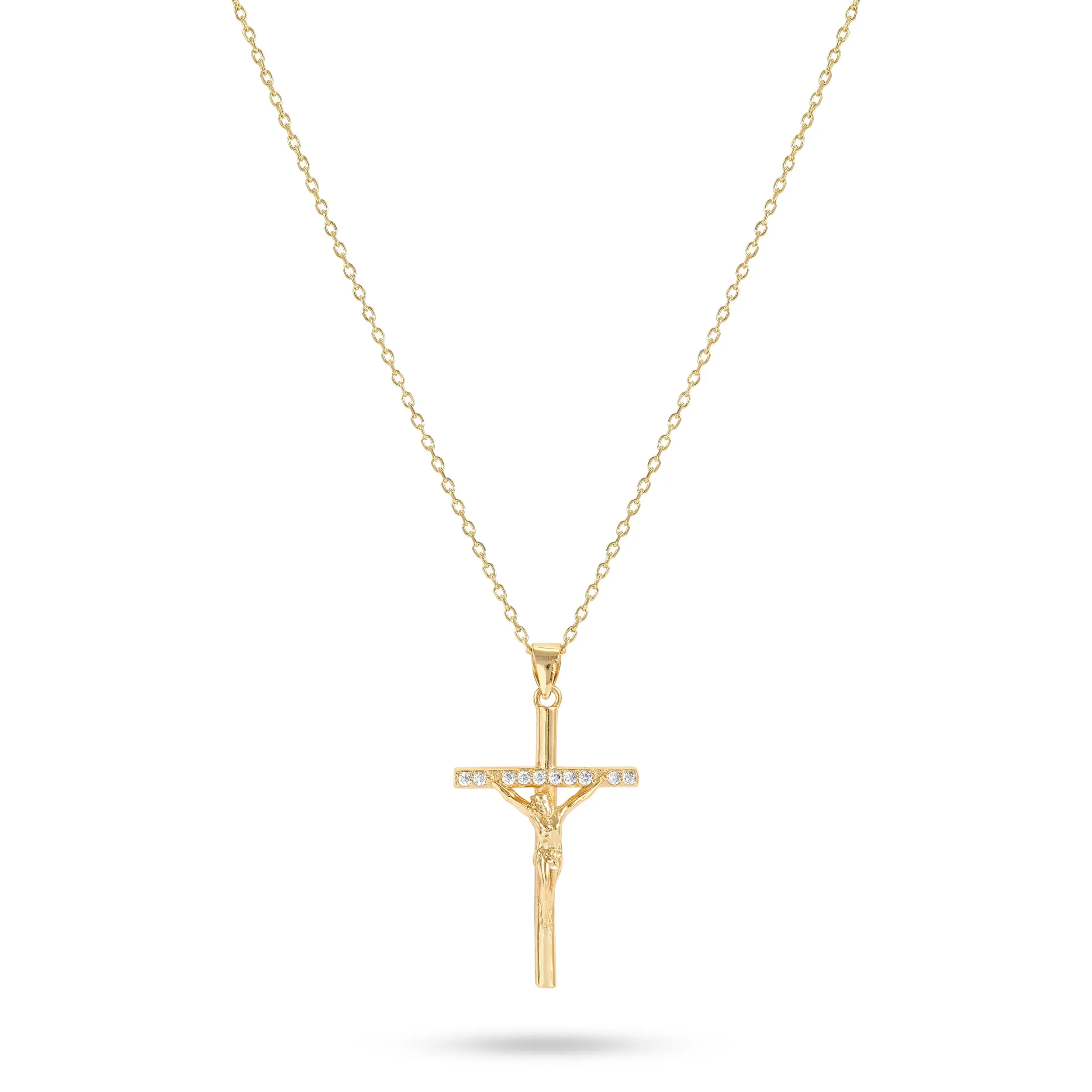 Studded Cross - Gold