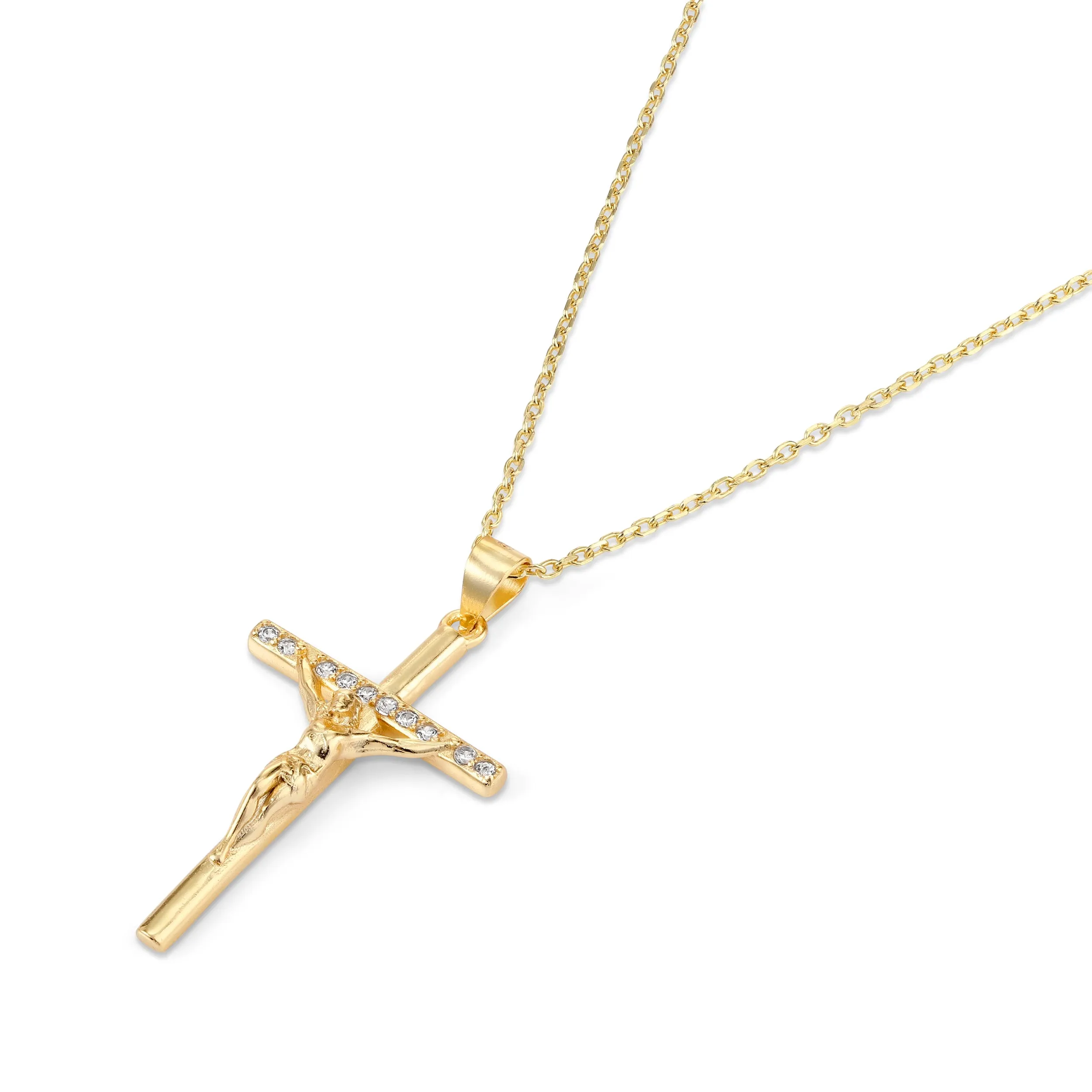 Studded Cross - Gold
