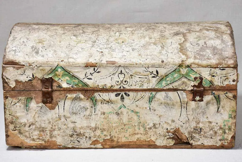 Superb antique French storage chest 17¾"