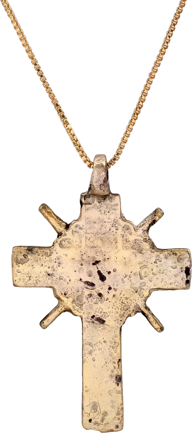 SUPERB EASTERN EUROPEAN CROSS NECKLACE, 17TH-18TH CENTURY