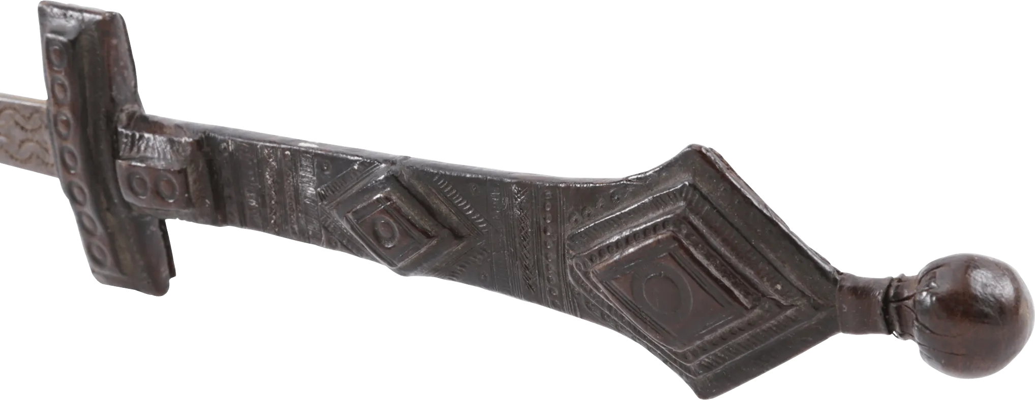SUPERB QUALITY TUAREG THRUSTING SWORD