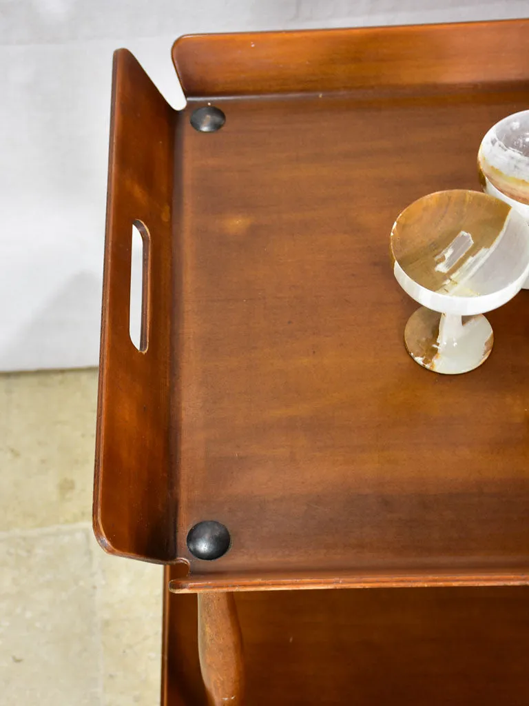 Superb wooden bar cart - 1960's