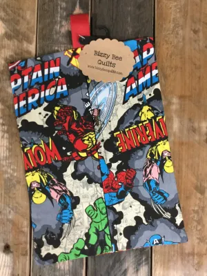 Superheros Diaper/Wipee Case
