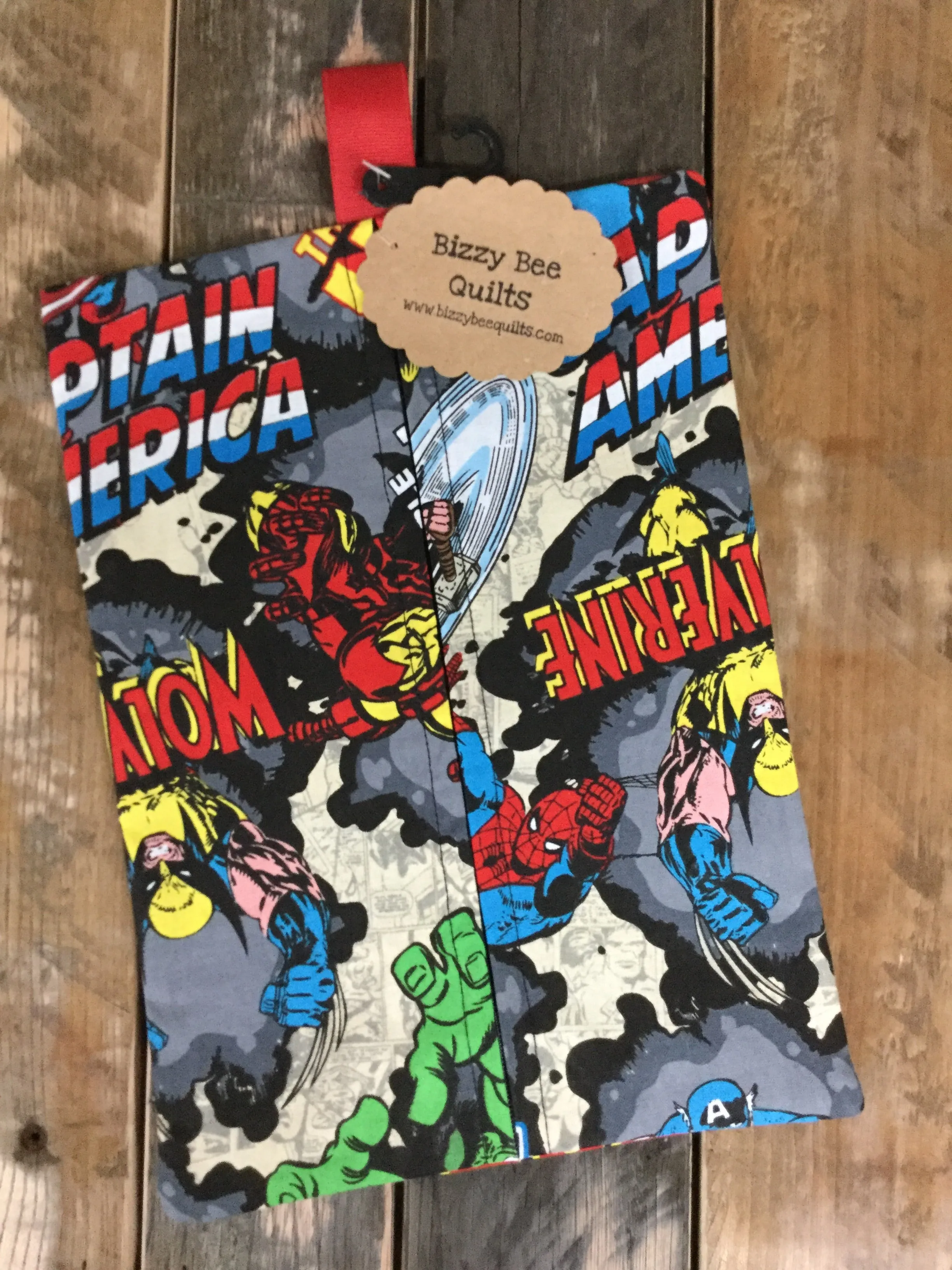 Superheros Diaper/Wipee Case
