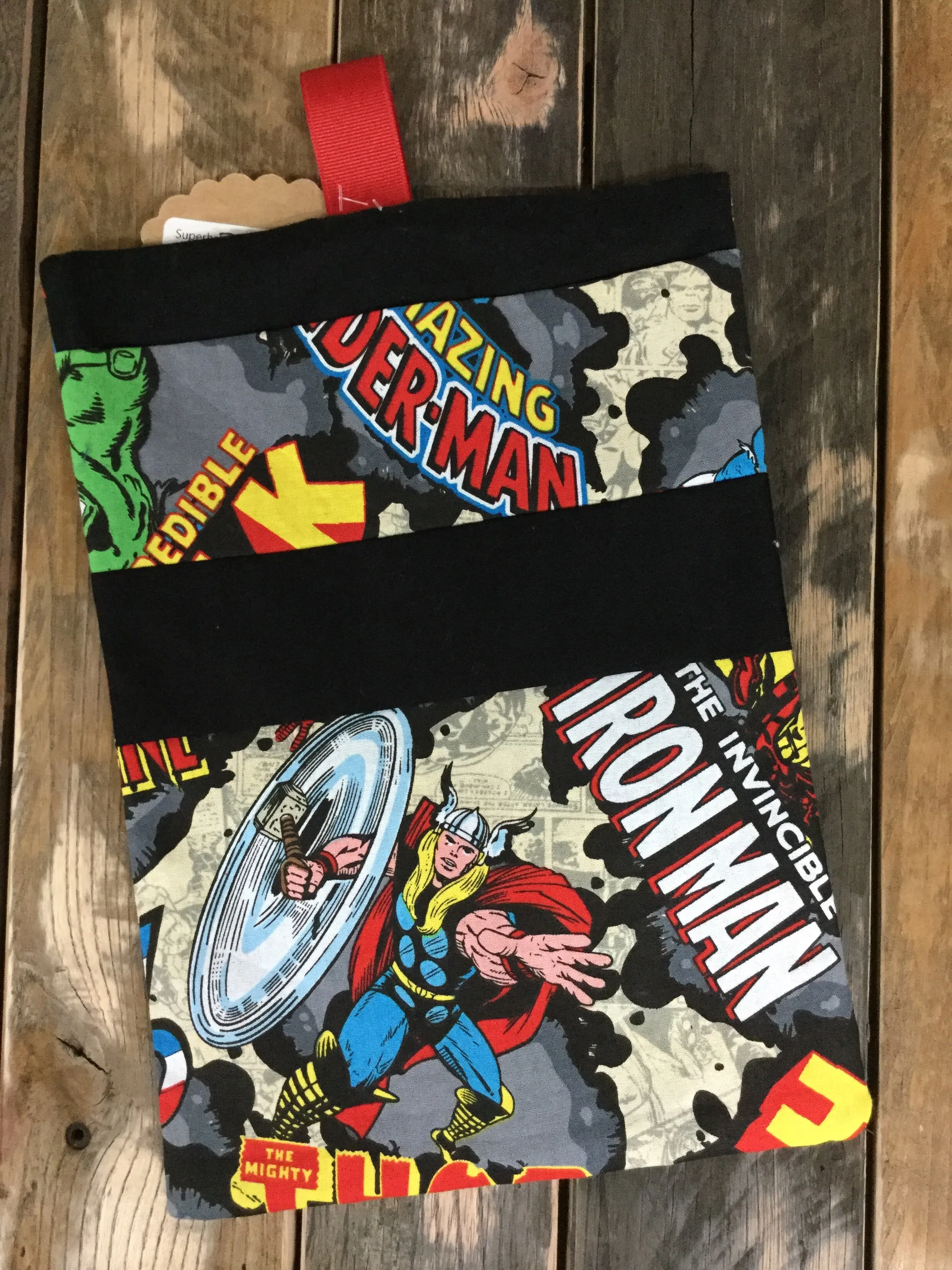 Superheros Diaper/Wipee Case