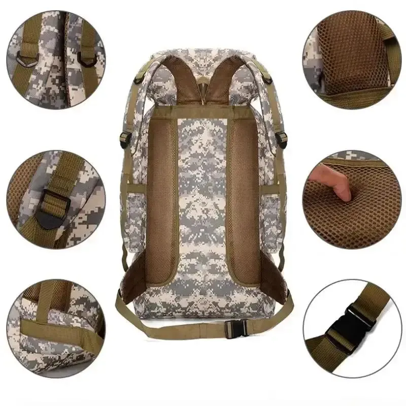 Tactical Backpacks Large Backpack Outdoors Hiking Camping TravelBags Sports Molle Hunt