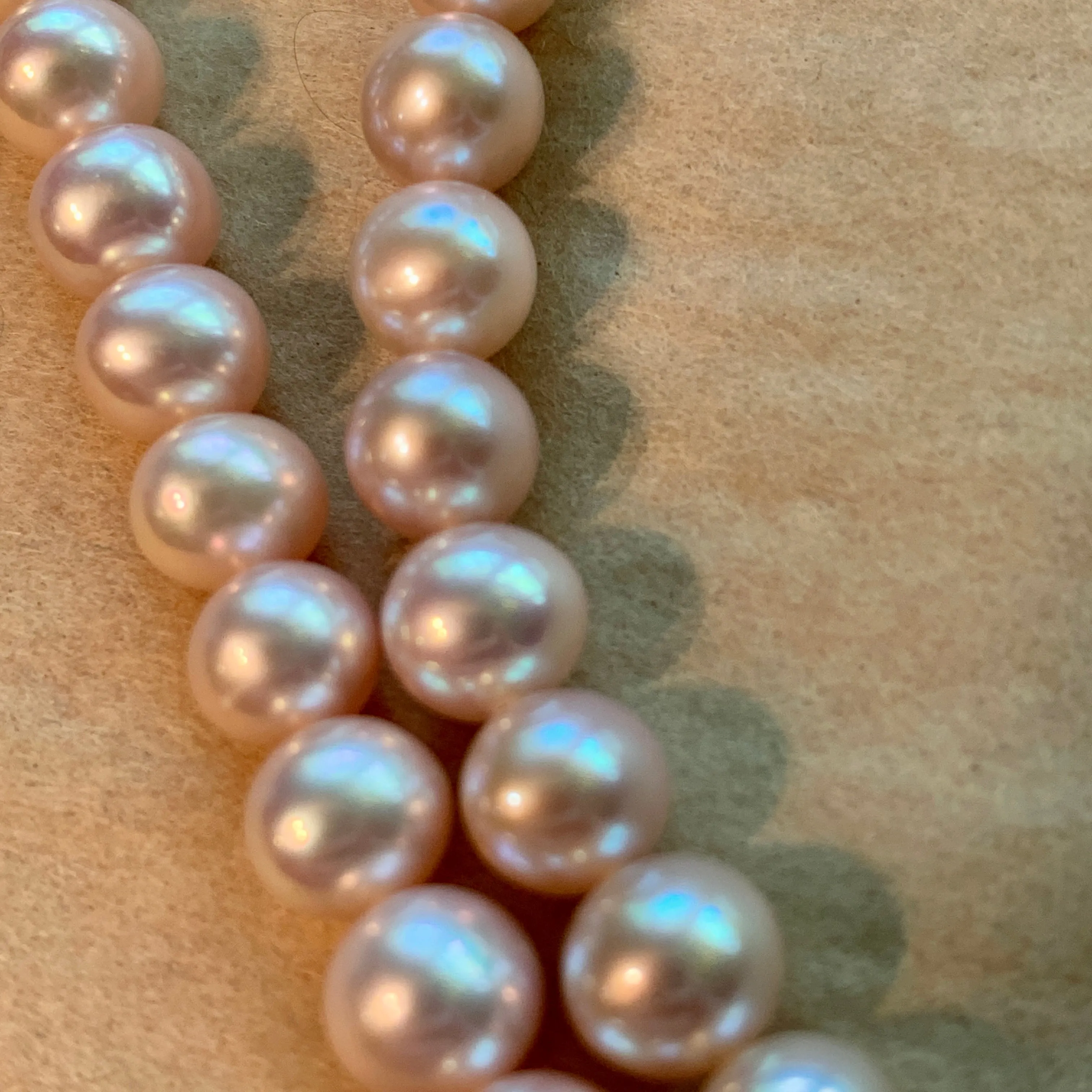 Taupe High Luster 7mm Pearls