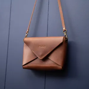 The Cecilia 2.0 - Fine Leather Envelope Purse with Adjustable 3 in 1 Strap