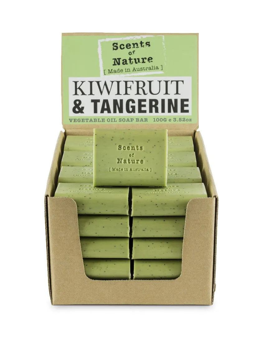 Tilley Scents Of Nature - Soap Bars 100g - Kiwifruit & Tangerine
