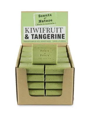 Tilley Scents Of Nature - Soap Bars 100g - Kiwifruit & Tangerine